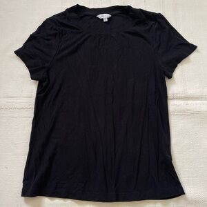 Reitmans Black Short Sleeve Blouse